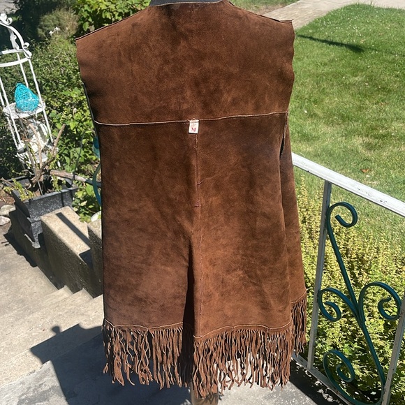 70’s suede shingaling vest# - Picture 2 of 7